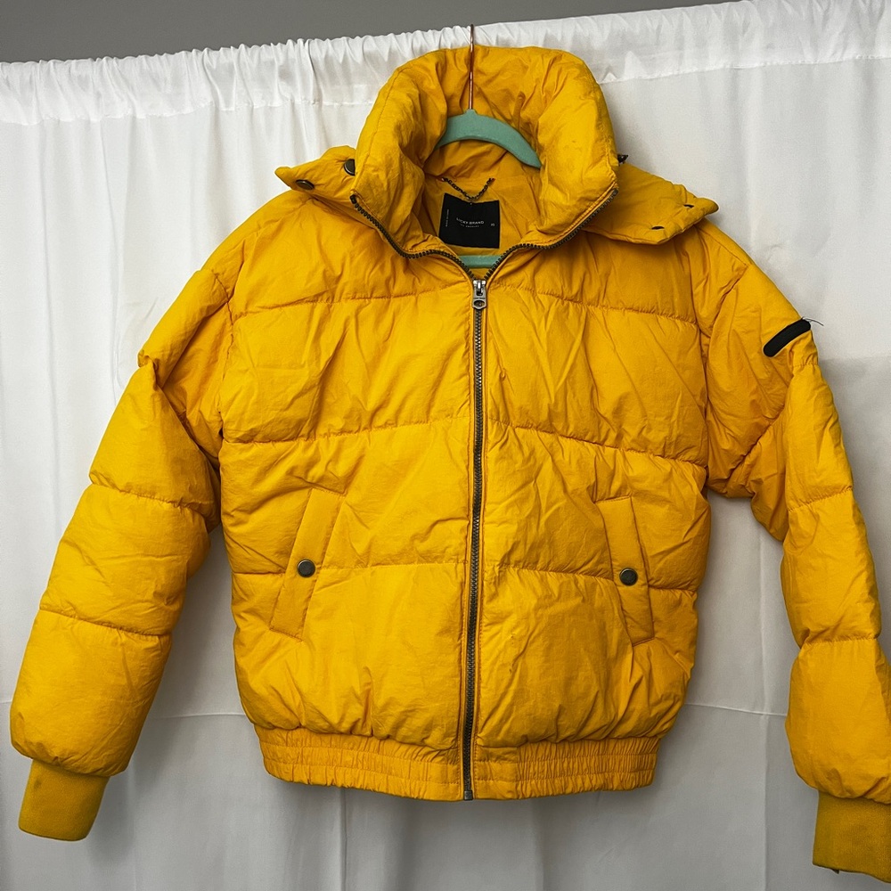 Yellow Women’s Puffer Jacket